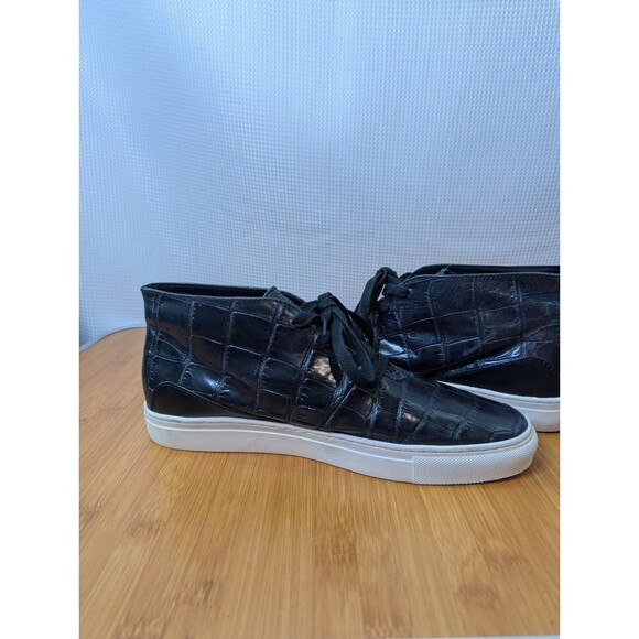 Android Homme Men's High Top Sneaker Leather Black US 10 Designer European (S08) - Picture 6 of 10